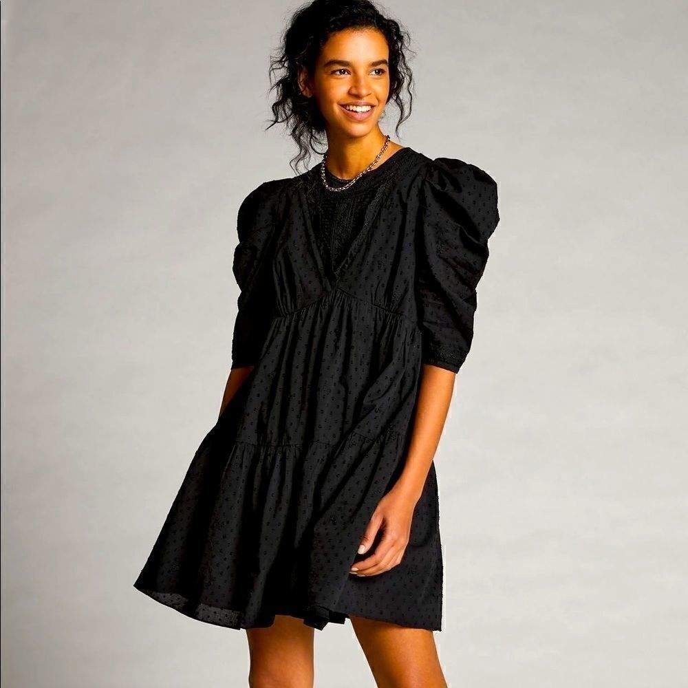 Anthro Jane Lace mini dress 